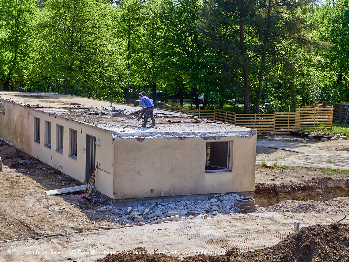 11.05.2022 - Baustelle am Haus für Kinder in Neuperlach